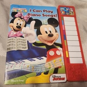 Mickey Disney Junior Interactive Piano Sings Book. Learn to play!Great condition